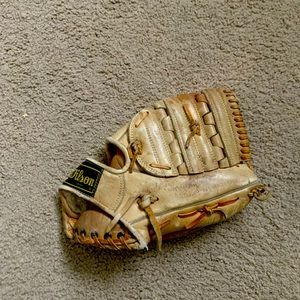 Wilson Left glove fits large child or small adult.